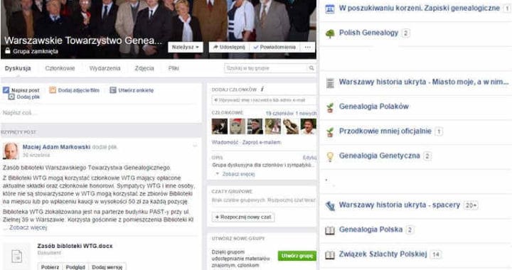Media społecznościowe w służbie genealogii