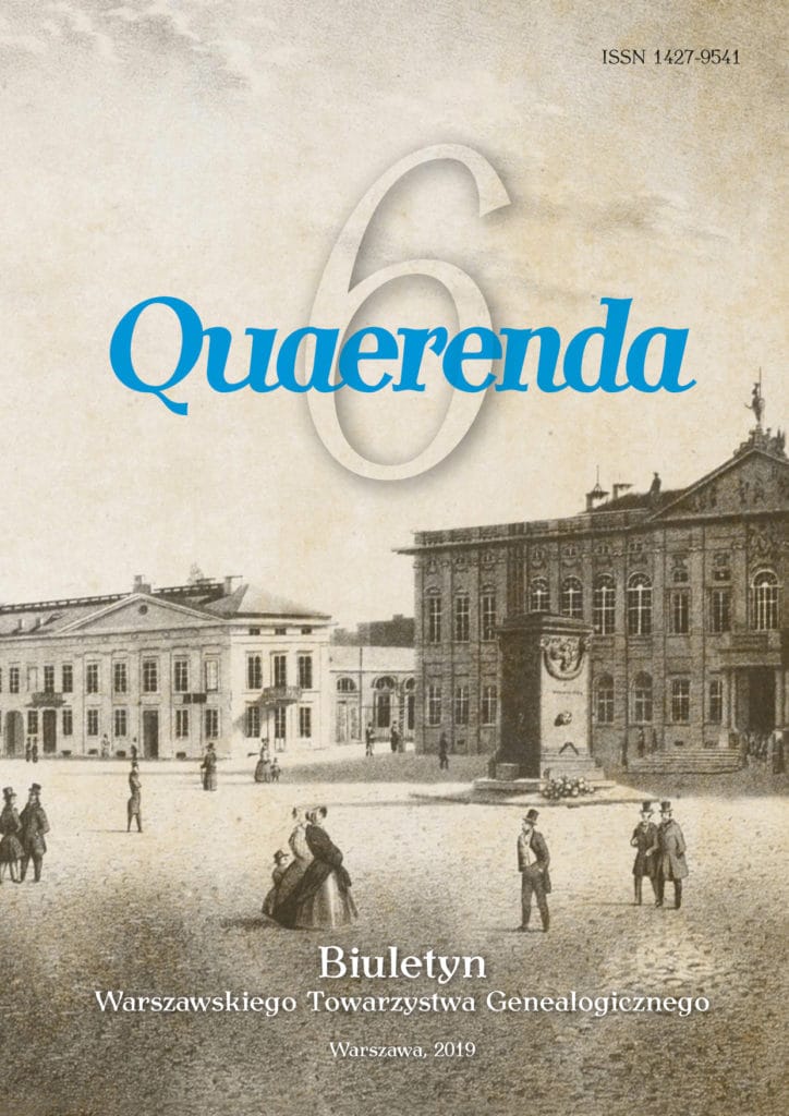 Quaerenda 2019 nr 6 okładka