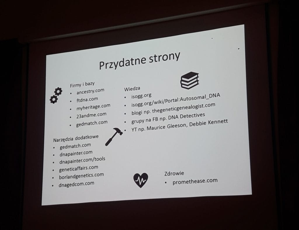 Badania autosomalnego DNA dla genealogów przydatne strony