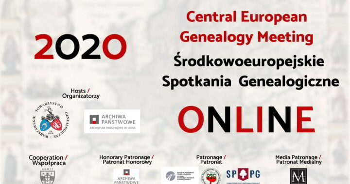 2. Środkowoeuropejskie Spotkania Genealogiczne 2020 ONLINE