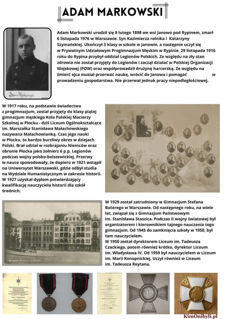 Maciej Adam Markowski: Adam Markowski - biogram